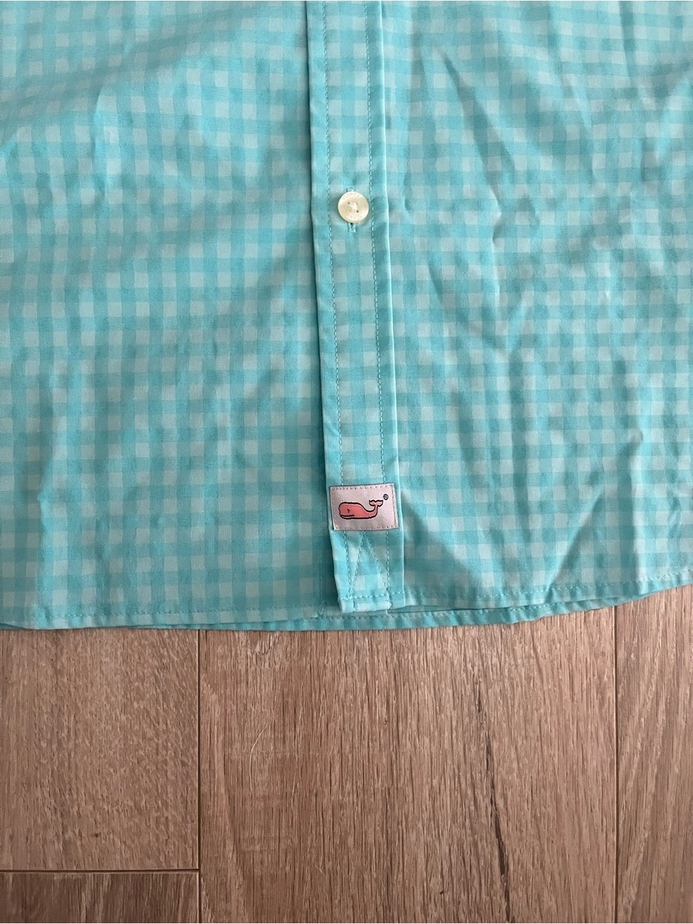 NWT Vineyard Vines Men’s Performance Slim Fit Cooper Shirt Medium Turquoise XL - Picture 2 of 7